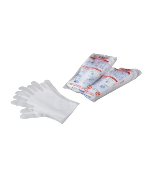 Polyethylene disposable gloves_縦